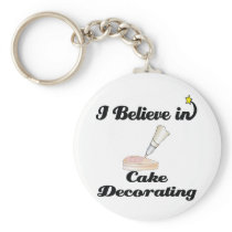 i believe in cake decorating keychains