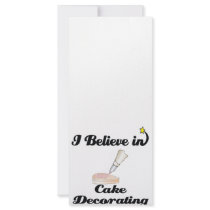 i believe in cake decorating custom rack cards