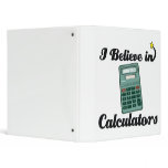 i believe in calculators vinyl binders