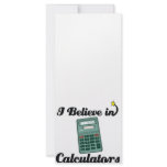 i believe in calculators rack card template