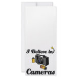 i believe in cameras rack cards