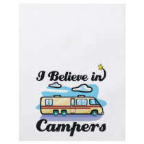 i believe in campers flyer design