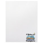 i believe in campers personalized letterhead