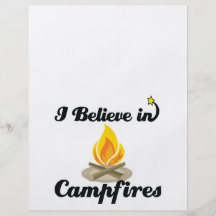 i believe in campfires full color flyer