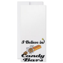 i believe in candy bars custom rack card