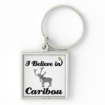 i believe in caribou key chains
