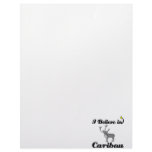 i believe in caribou custom letterhead