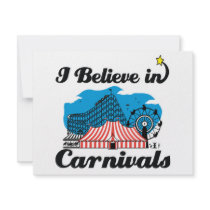 i believe in carnivals custom invitation