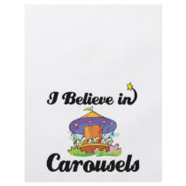 i believe in carousels custom flyer