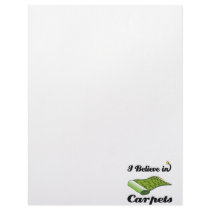 i believe in carpets customized letterhead