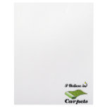 i believe in carpets letterhead