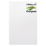 i believe in carpets stationery