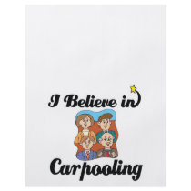 i believe in carpooling flyer
