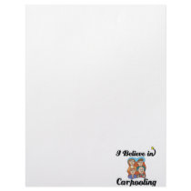 i believe in carpooling letterhead template