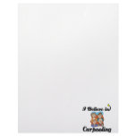 i believe in carpooling letterhead