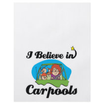 i believe in carpools custom flyer