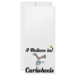 i believe in cartwheels customized rack card