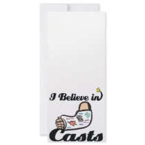 i believe in casts personalized rack card