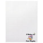 i believe in cat fights letterhead