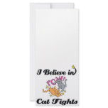 i believe in cat fights rack card template