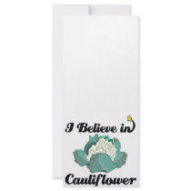 i believe in cauliflower full color rack card