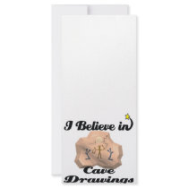 i believe in cave drawings rack cards