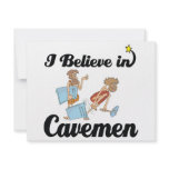 i believe in cavemen personalized invite
