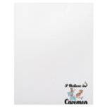 i believe in cavemen letterhead template