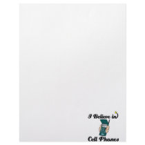 i believe in cell phones letterhead
