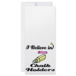 i believe in chalk holders rack cards