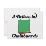i believe in chalkboards custom announcements