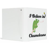 i believe in chameleons 3 ring binders