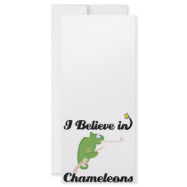i believe in chameleons full color rack card