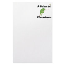 i believe in chameleons stationery