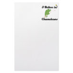 i believe in chameleons stationery