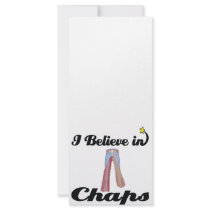 i believe in chaps custom rack cards