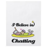 i believe in chatting flyer design
