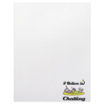 i believe in chatting personalized letterhead