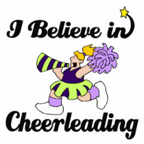 i believe in cheerleading cut out