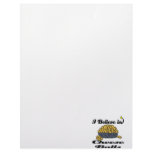 i believe in cheese balls customized letterhead