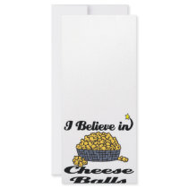 i believe in cheese balls customized rack card