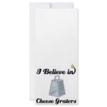 i believe in cheese graters custom rack card