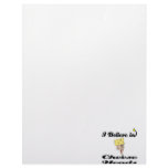 i believe in cheese heads personalized letterhead
