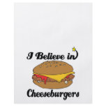 i believe in cheeseburgers personalized flyer
