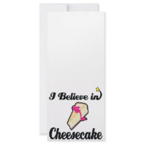 i believe in cheesecake rack card template