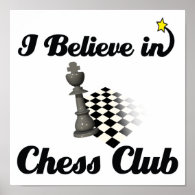 i believe in chess club print