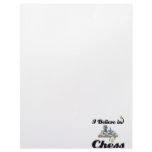 i believe in chess letterhead design