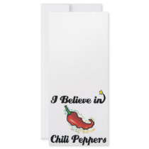 i believe in chili peppers rack card template