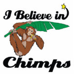 i believe in chimps acrylic cut outs