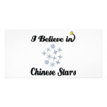 i believe in chinese stars photo card template